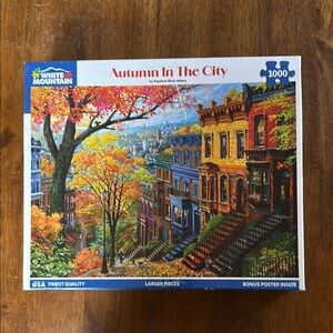 White Mountain 'Autumn In The City' Jigsaw Puzzle